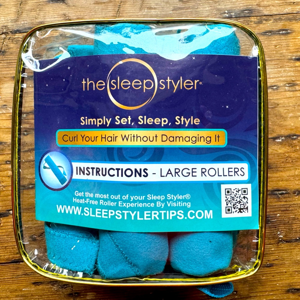 The Sleep Styler Overnight Hair Curling System with Cushion Rollers